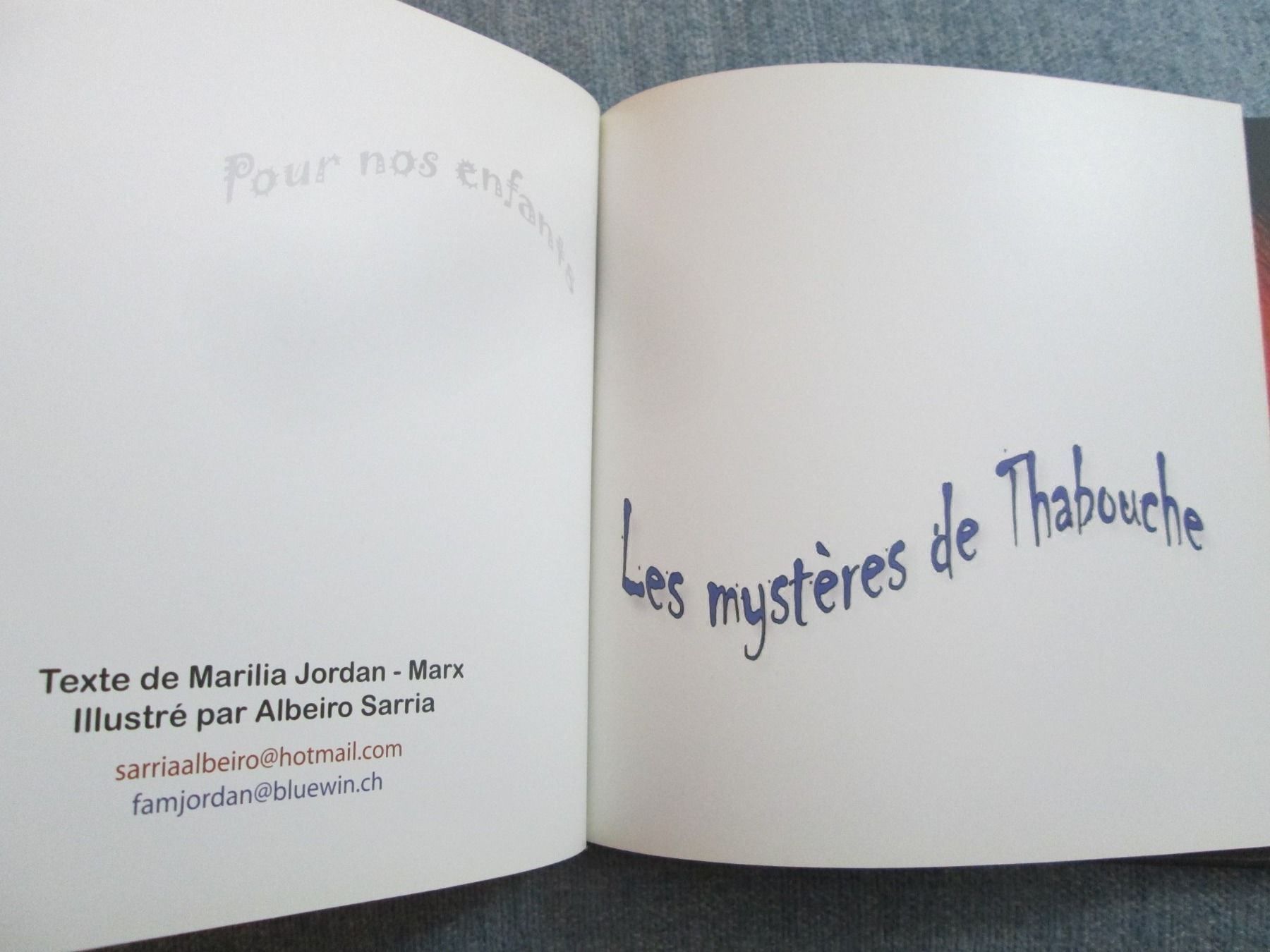 Libri: Les mystères de Thabouche – Usato da Neuchâtel venduto da Dualseele 1