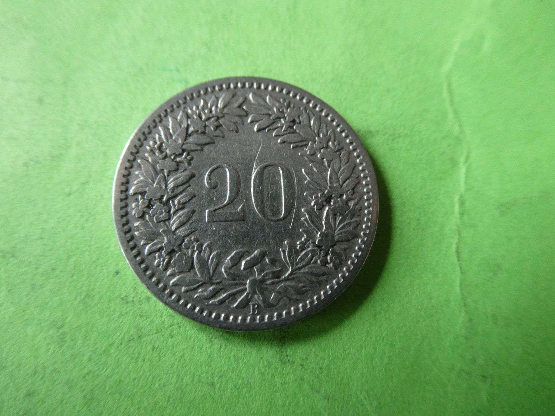 Tutti le monete: Schweiz 1885,  20 Rappen – Usato da Hinterforst venduto da Rohusri 1