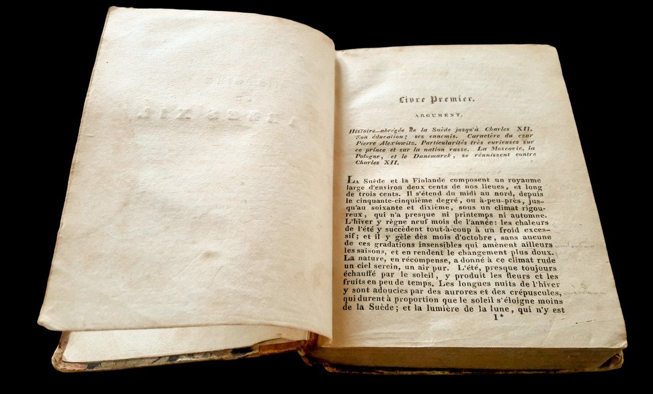 Libri: Histoire Charles XII Voltaire Leipzig Schaarschmidt 1832 – Usato da Tavannes venduto da Nekosumi 3