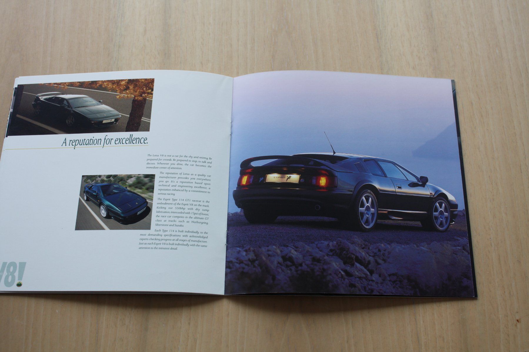 Lotus Documenti: Lotus Esprit V8 Prospekt – Usato da Wikon venduto da erwin400 5