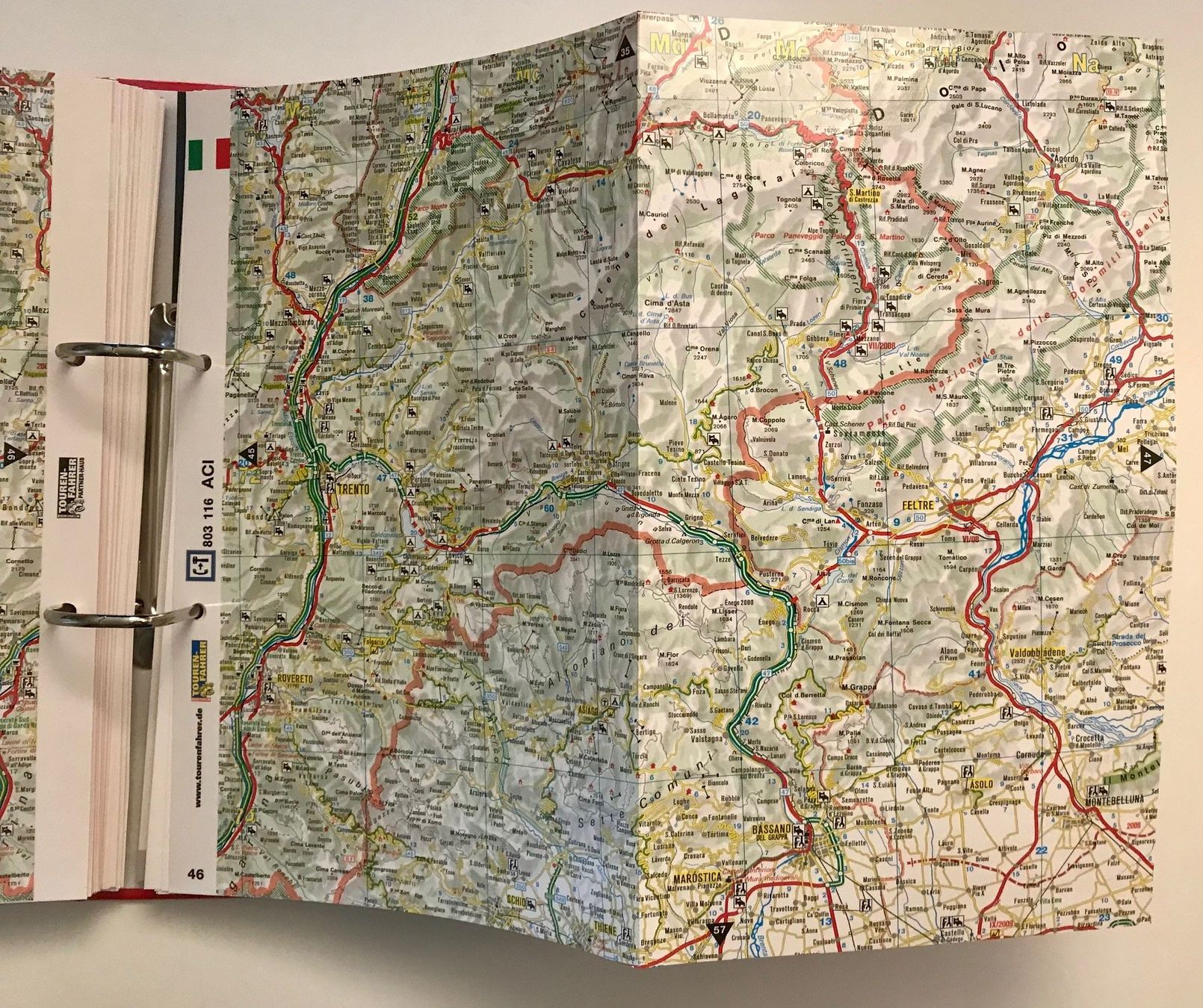 Libri: Motorrad Atlas Alpenländer Hallwag – Usato da Strengelbach venduto da Omobono 5