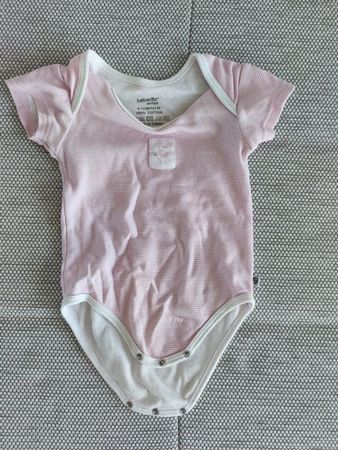 Baby Body Gr. 74, rosa gestreift, Top Zustand für Sommer