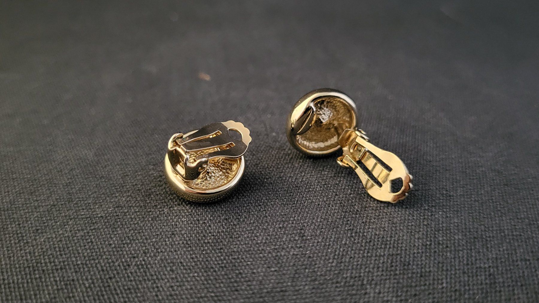 Orecchini pendenti & Orecchini a lobo: Vergoldete Modeschmuck-Clips – Usato da Basel venduto da spinne02 4