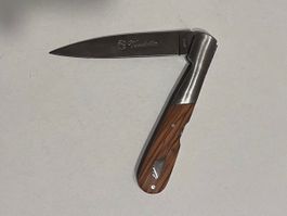 Vendetta couteau Corse artisanal manche bois + étui neuf!