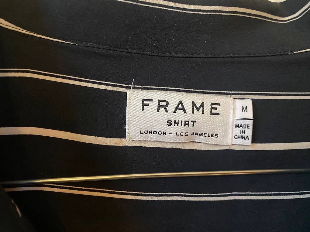 Camicette: Sportlich elegante designer Seidenbluse von Frame – Usato da Zürich venduto da Zababble 3