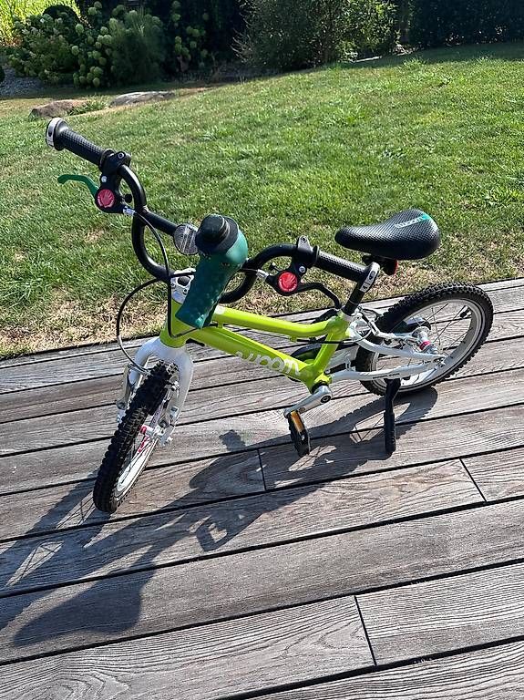 Velos: woom 2  14 Zoll  Lizard Lime – Gebraucht aus Amriswil von MyrMi