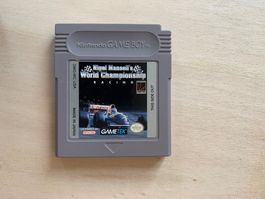 Niegel Mansell World Championship Raching für Gameboy selten
