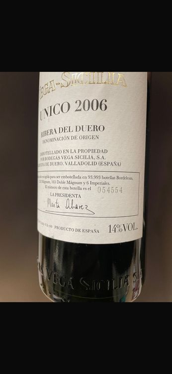 Vega Sicilia Unico 2006 - Einer der besten Jahrgänge 2