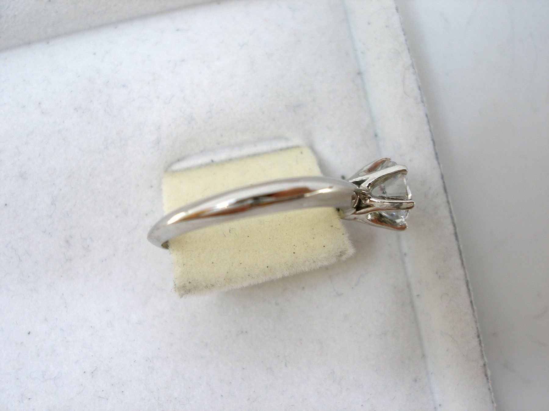 Anelli: 0.950 PLATIN SOLITAIRE RING 1.19 CT D COLOR – Nuovo e nell'imballaggio originale da Zürich venduto da SWISSTIMEARTS-AG 5