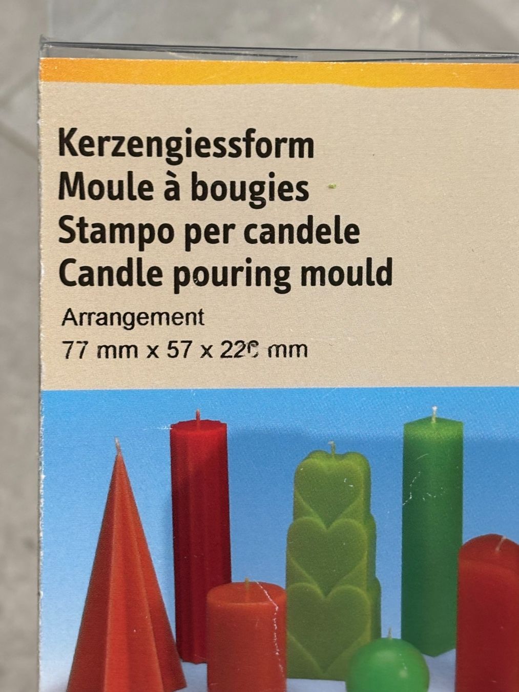 Backformen: DIY 2 moules à bougie neuf – Neu (gemäss Beschreibung) aus Salvenach von gwenwywar 2