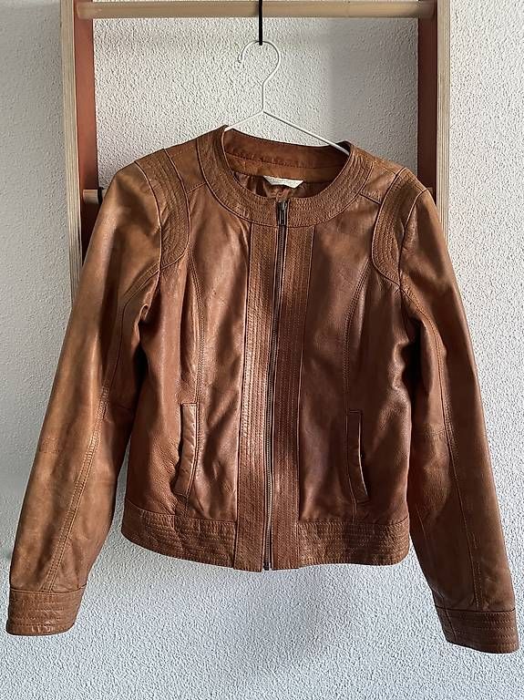 Giacche: Braune Lederjacke – Usato da Bern venduto da Sandra_Ce
