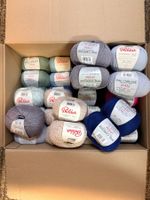 PHILDAR : LOT 45 pelotes de Phil Caresse divers coloris