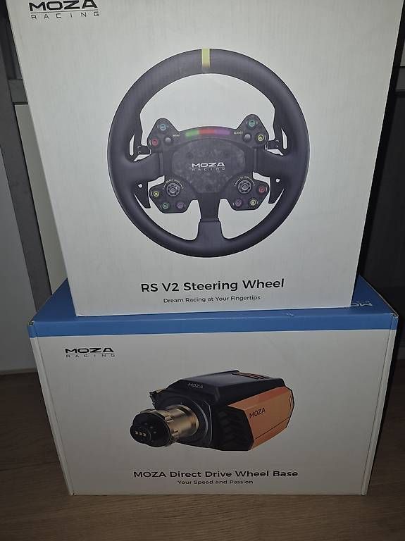 Manettes: Moza Simracingbundle wie neu! – D'occasion à Wichtrach par m_m_m_1990