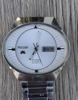 Richo D/D Auto Crystal with white dial and oval shape.1970's