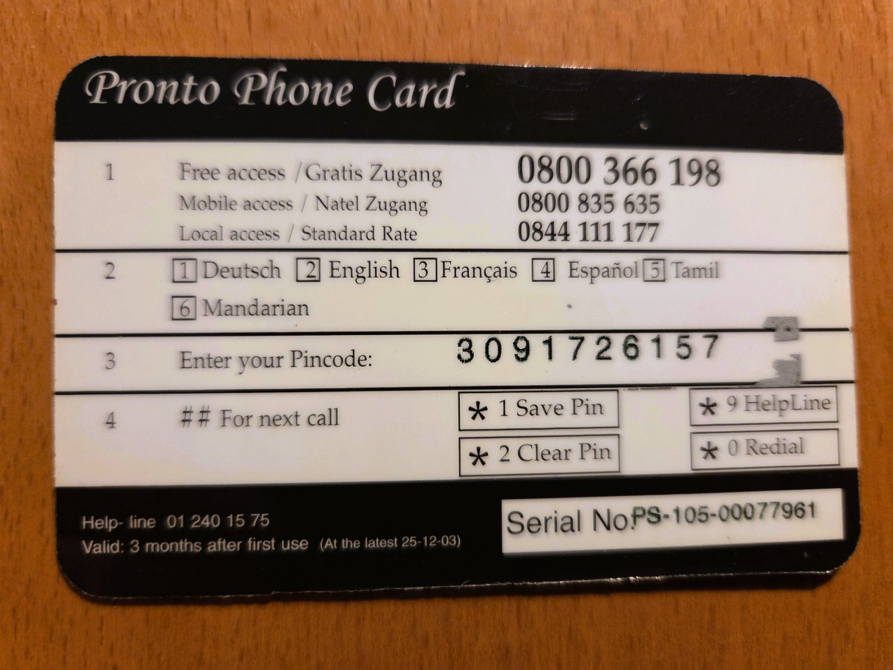 Schede telefoniche: PREPAID - SCHWEIZ – Usato da Brüttisellen venduto da Nighttrain 1