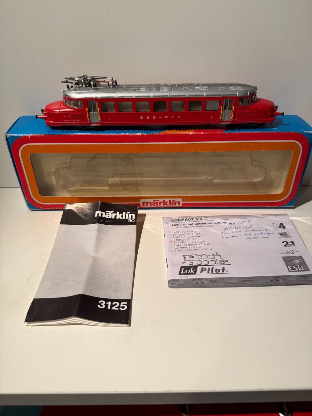 Märklin Modellini di ferrovie: Marklin 3125 flèche rouge Digital – Usato da Vésenaz venduto da Nicodesavoie