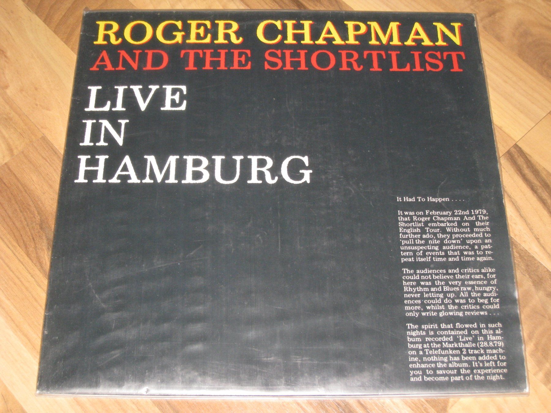 Vinyles: LP - ROGER CHAPMAN AND THE SHORTLIST – D'occasion à Steckborn par Quo7