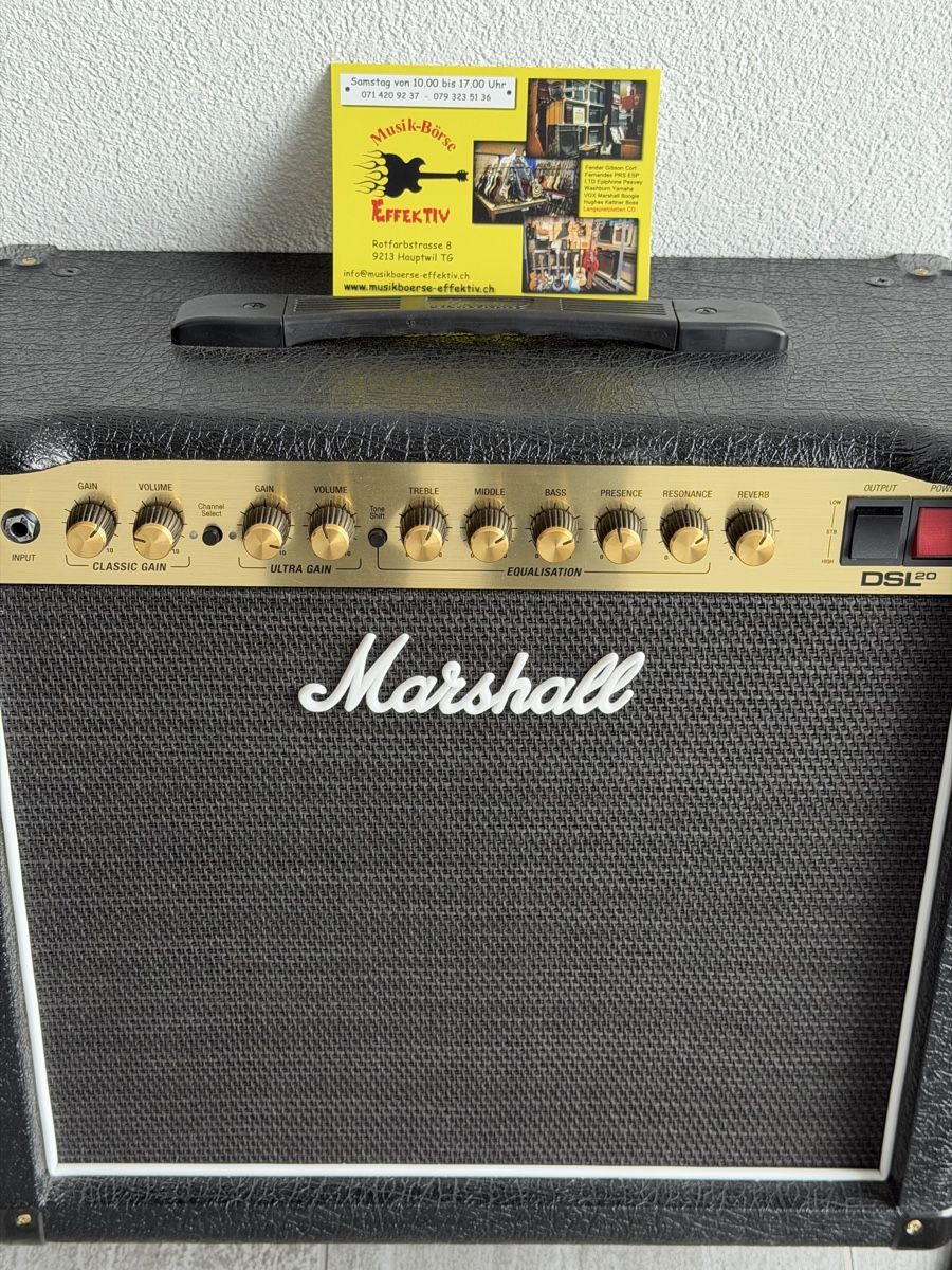 Marshall Amplificatori: Marshall DSL20 CR  Combo – Nuovo (secondo la descrizione) da Hauptwil venduto da musikboerse 8