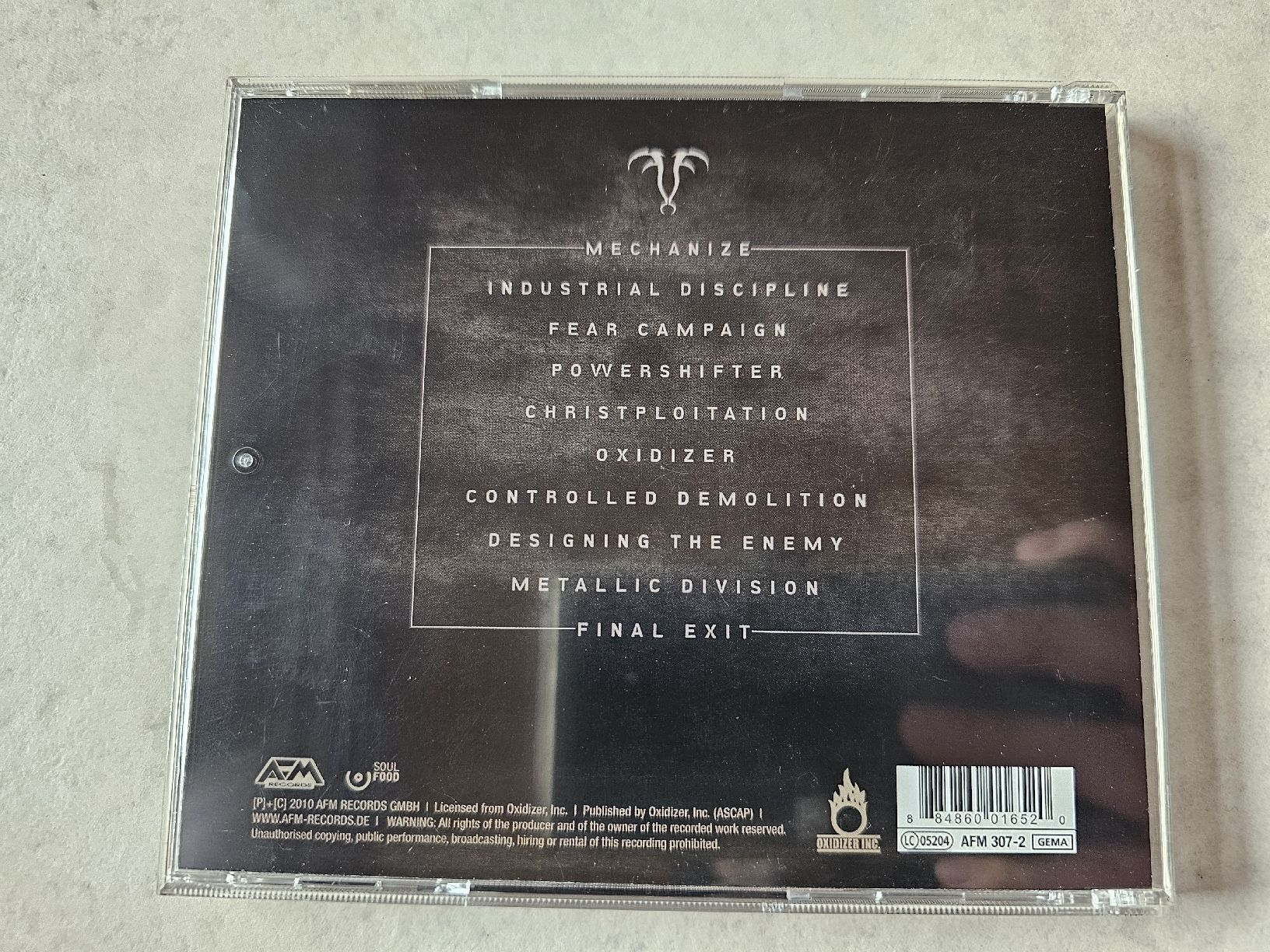 CD: Fear Factory  -  Mechanize – Usato da Schneisingen venduto da backstore24 1
