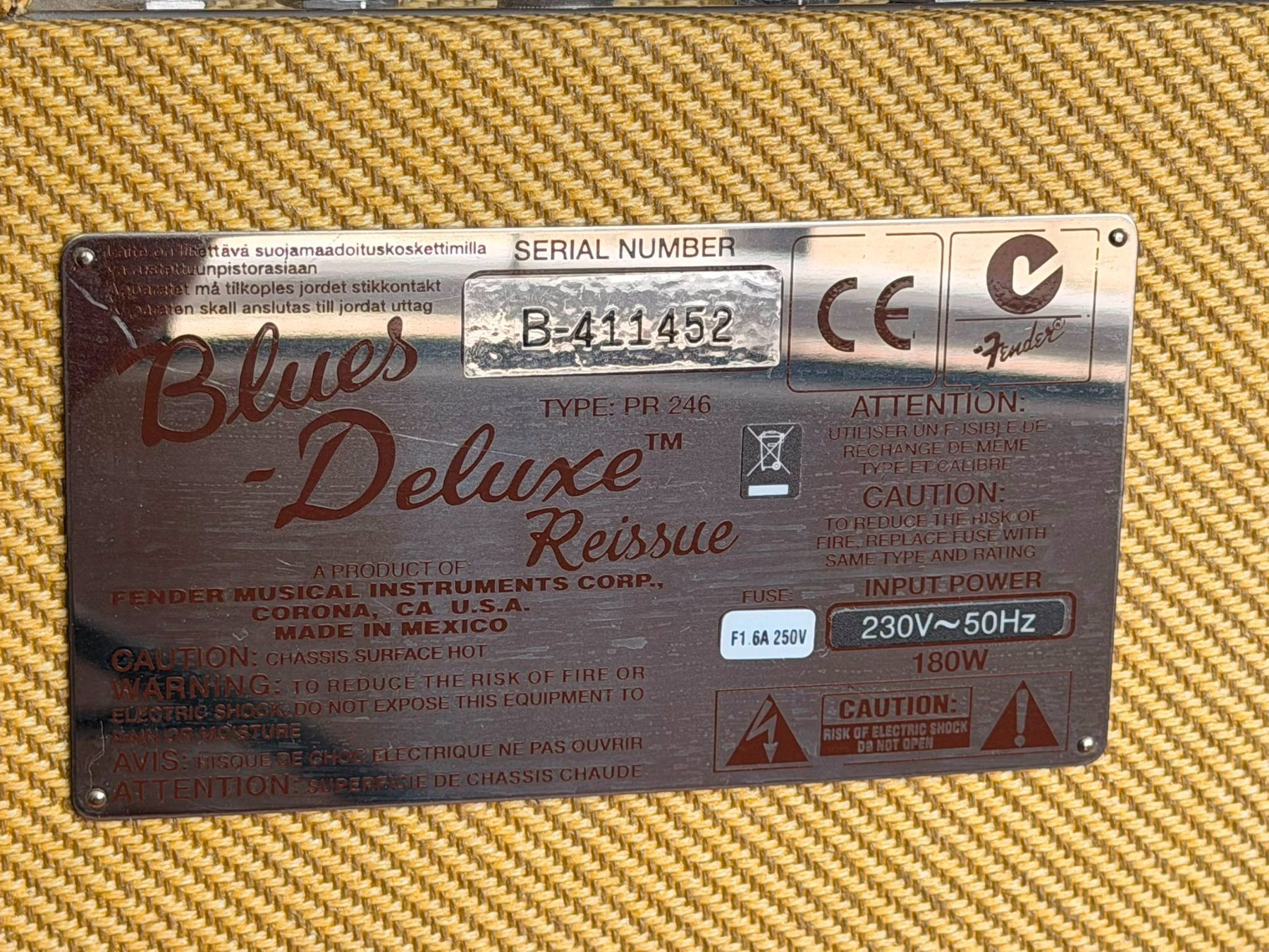 Fender Amplificatori: Fender Blues Deluxe Reissue Amp – Usato da Fehraltorf venduto da danfoo123 2