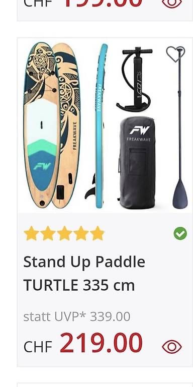 Schlauchboote, Kajaks & Kanus: Stand up Paddel SUP – Gebraucht aus Brunnen von NelaTorquato