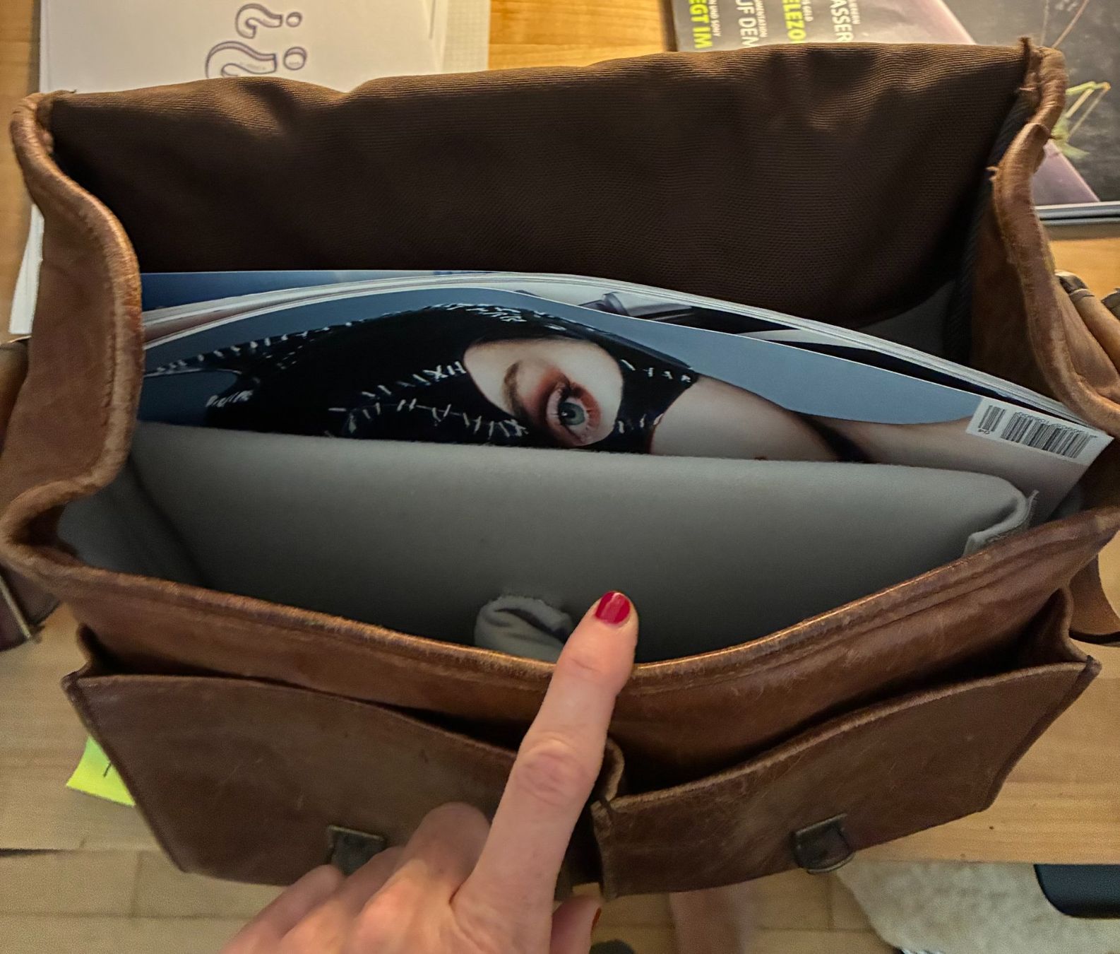 Koffer & Taschen: Ledermappe – Gebraucht aus Basel von bar_6mb9