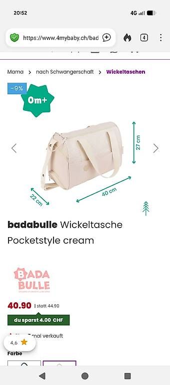 Sacs & sacs à dos: Wickeltasche Badabulle – D'occasion à Oberbüren par lunasun 1
