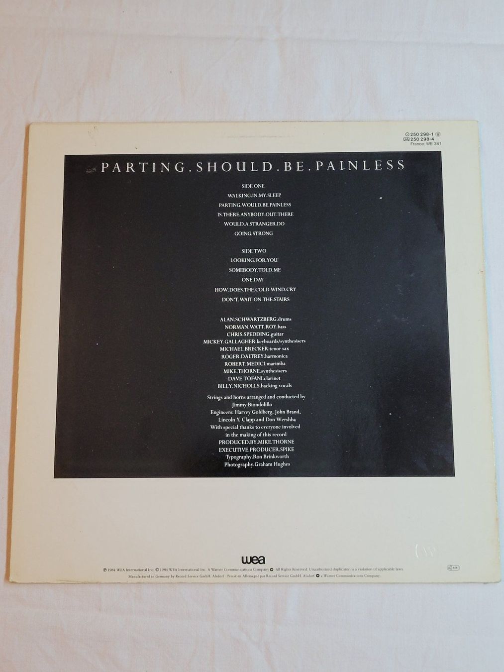 Schallplatten: Vinyle Roger Daltrey - Parting Should Be Painless – Gebraucht aus La Chaux-de-Fonds von reu_kx5l 1