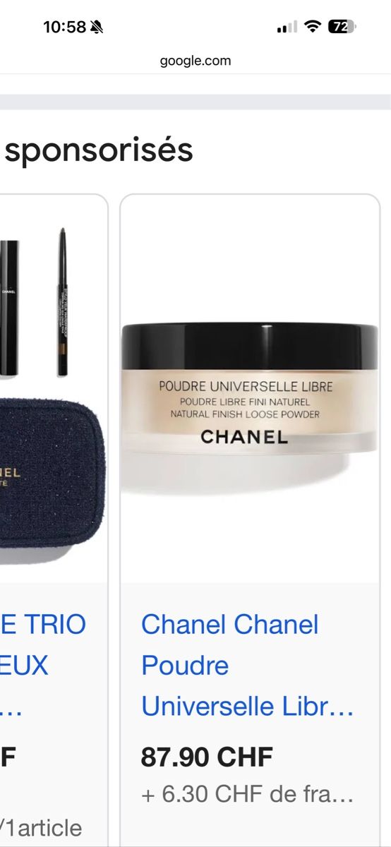 Chanel Make-up: Chanel poudre universelle - teinte 40 doré – Nuovo (secondo la descrizione) da La Sarraz venduto da Marina213 6