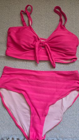 Sommer Bikini Set Gr. 1XL XL 42 44 NEU Pink