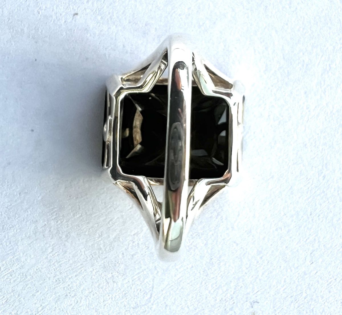 Thomas Sabo Anelli: Neuer Thomas Sabo Ring aus Silber mit Onyx.  Gr.54 – Nuovo e nell'imballaggio originale da Münsingen venduto da Krone75 2