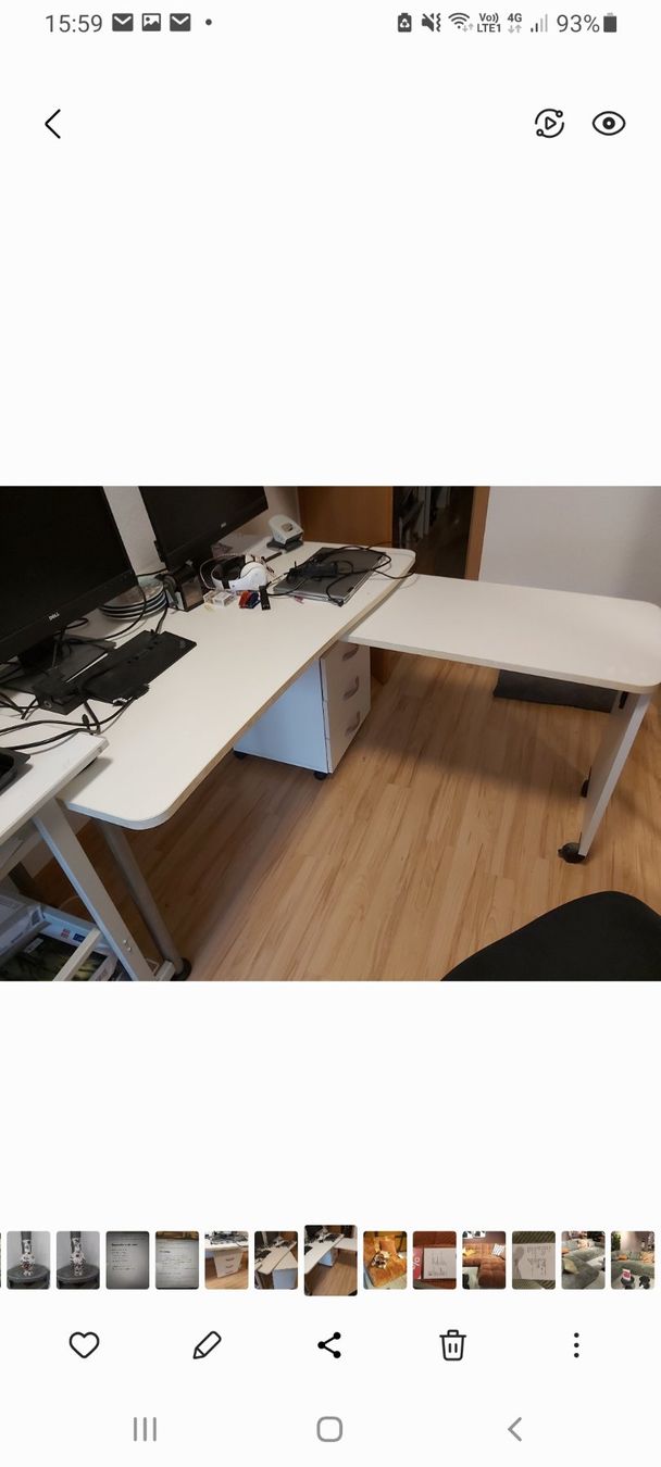 Pfister Scrivanie: Table de bureau Pfister – Usato da Marin-Epagnier venduto da isa2000 1