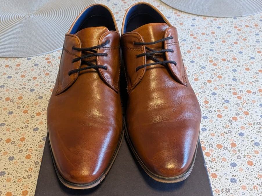 Bugatti Scarpe da uomo: Bugatti Business-Schnürer / Anzugsschuhe - cognac – Usato da Bürglen TG venduto da dan_zy87 2