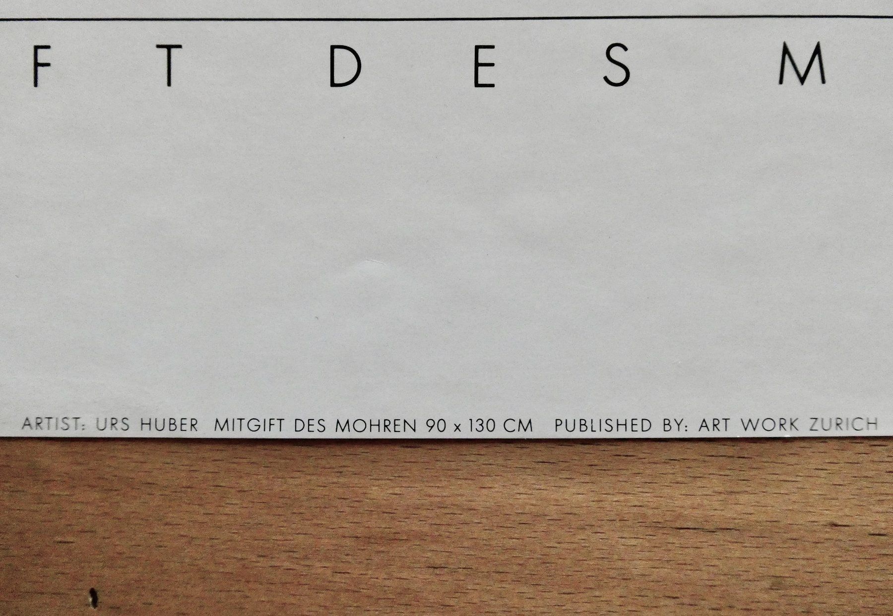 Foto & Immagini: Mitgift des Mohren, Urs Huber Kunstdruck – Usato da Lüchingen venduto da Eeizo 5