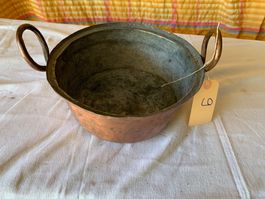 Kupferkessel mit Henkeln guter Zustand 20cm