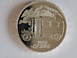 20 Fr. Gedenkmünze 2006 100 Jahre Postauto