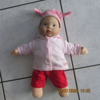 Sigikid Puppe mit Kleidung Rosa Rot weicher Körper
