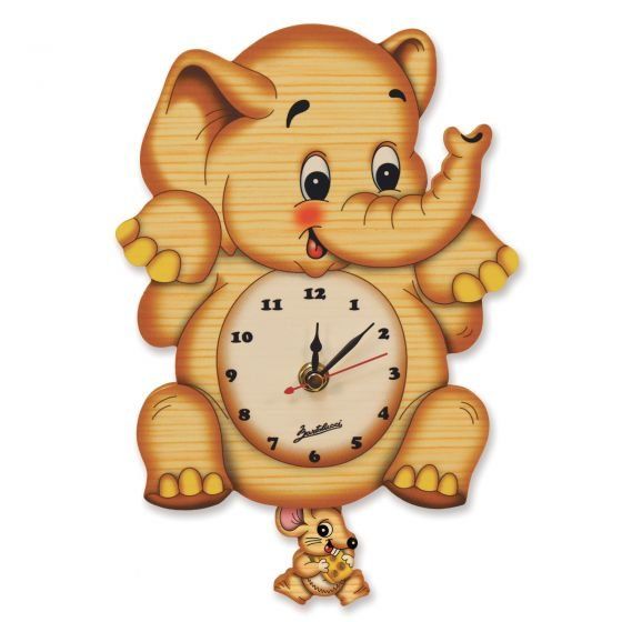 Giocattoli: Elefant Pendeluhr Holz Bartolucci – Nuovo e nell'imballaggio originale da Müntschemier venduto da Fee_00