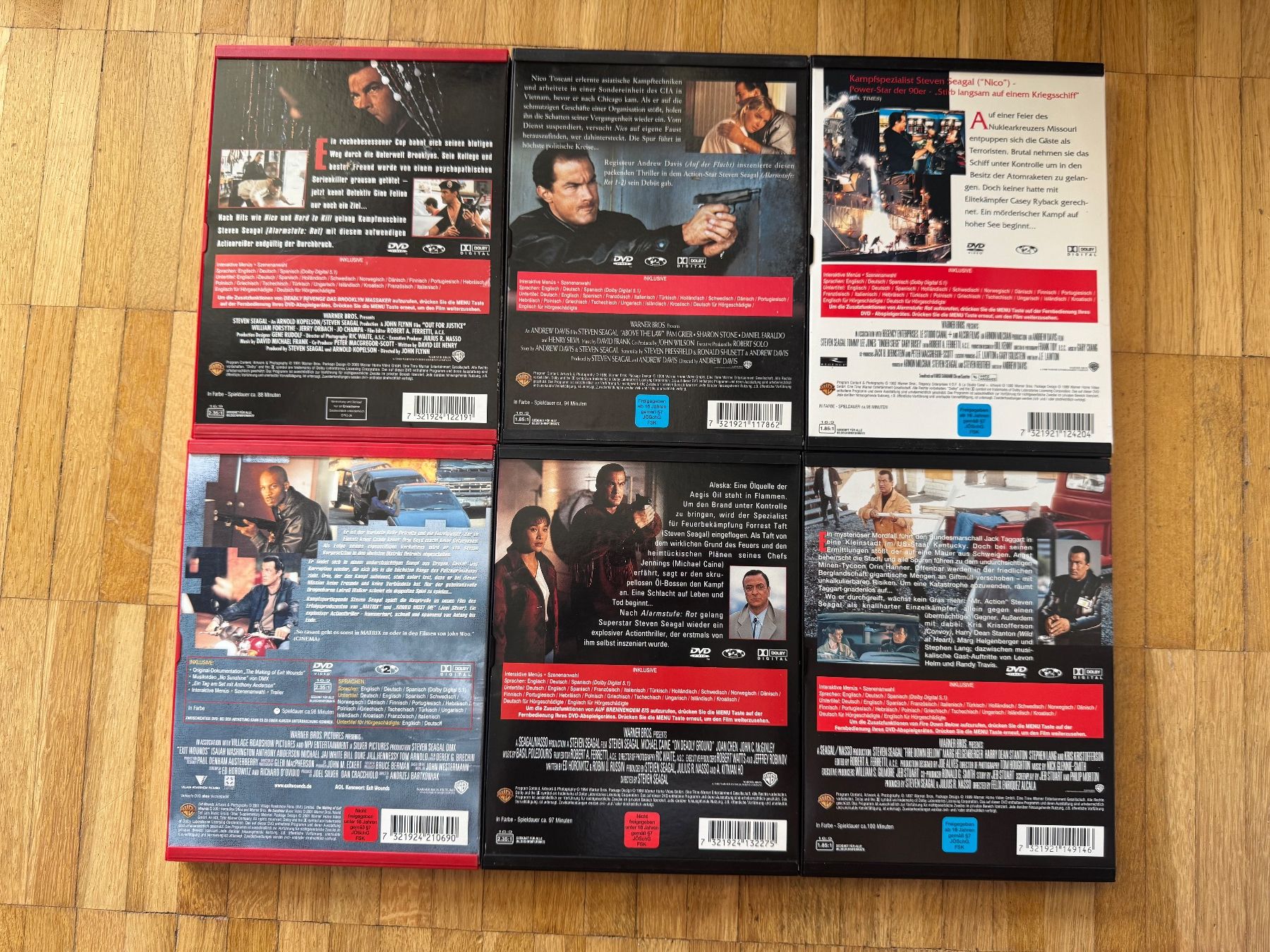 Tutti i DVDs: PACK STEVEN  SEAGAL. (6DVDS) – Usato da Basel venduto da san_2qlq 1