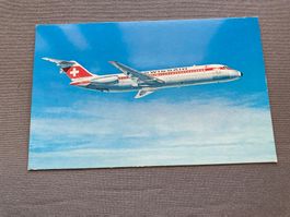 Postkarte Swissair McDonnell-Douglas DC-9-32 guter Zustand