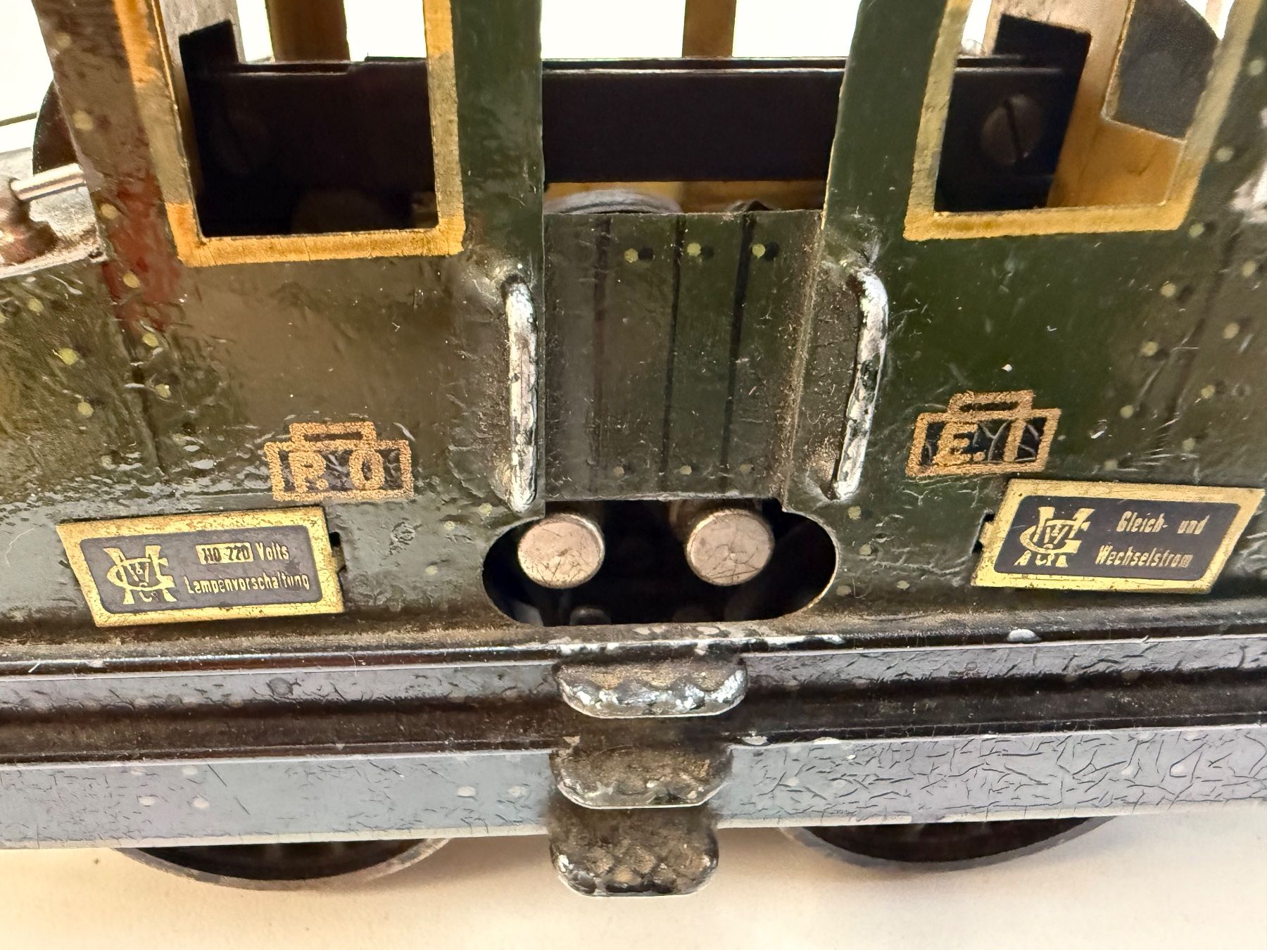 Märklin Modellini di ferrovie: Märklin Spur 1, E-Lok, grün, Blech – Usato da Hinwil venduto da Johann57 3