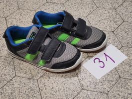 Kinderschuh Grösse 31 Victory grau/grün guter Zustand Klett