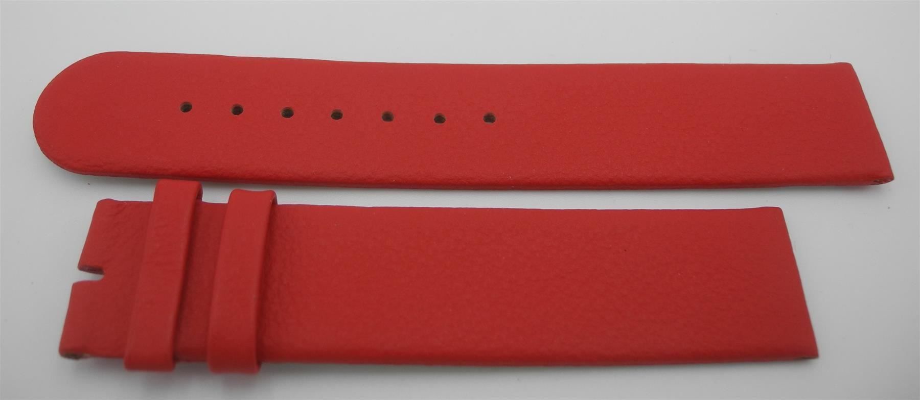 Bracciali & Braccialetti: 20 mm Leder Uhrenarmbandrot, Nr. 64a – Nuovo e nell'imballaggio originale da Kottwil venduto da Crazyrolf