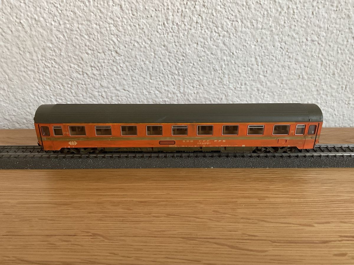 Roco Modellini di ferrovie: Eurofima Am der SBB gealtert – Usato da Winterthur venduto da Whitefish