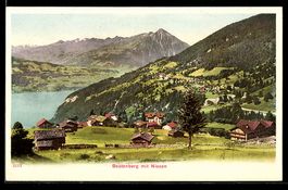 AK Beatenberg, Ortspartie mit Niesen