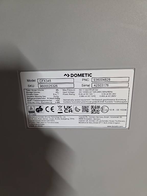 Kühlschränke & Kühlen: Frigo DOMETIC CFX 345 40 Lt. – Gebraucht aus Veyrier von and_mvz2 4