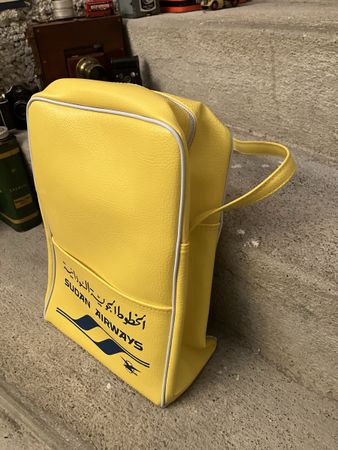 Airline Flight bag 1970,s Sudan Airways