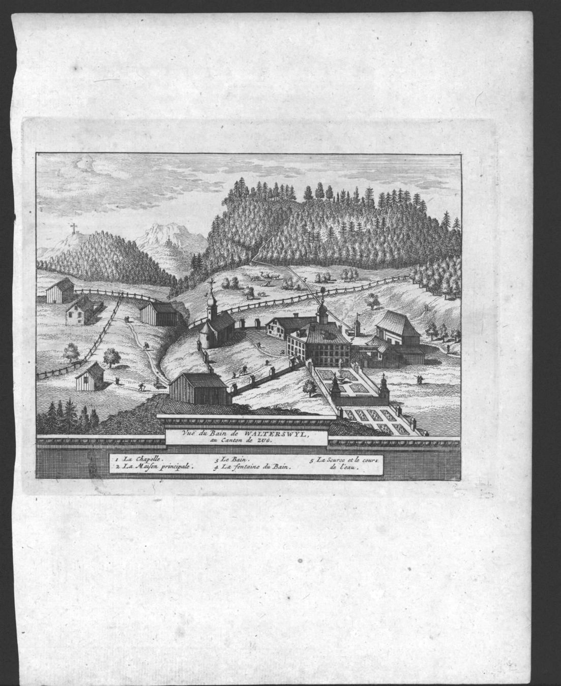 Stiche: Walterswil Originalkupferstich von 1778 – Gebraucht aus Rafz von Helvet32