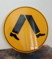 Australisches Fusgängerüberweg-Warnschild (PCS)