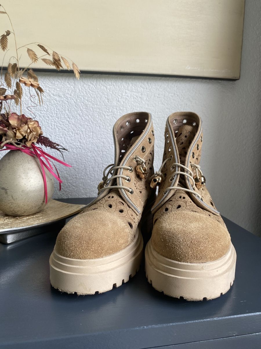 Scarpe da donna: Bottes en daim Carini (printemps, été)38 p. – Usato da Echallens venduto da 1961zap 2